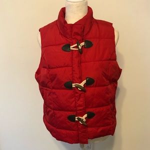 Red Arizona Jeans Puffy Vest